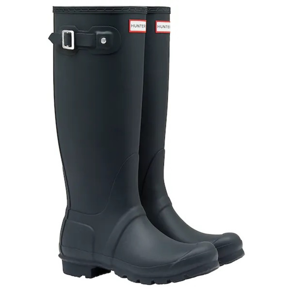 Hunter Navy Original Tall Rain Boots